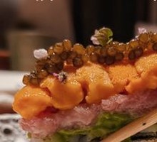 Tuna Avocado Caviar Napoleon