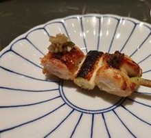 Chicken Leg with Green Onion Skewers