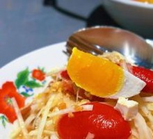 Signature Salted Egg Green Papaya Salad