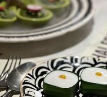 Coconut Milk Sago Cake