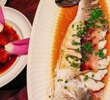 Soy Sauce Steamed Sea Bass