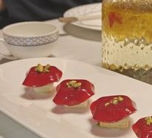 Candied Orange Ice Cream with Foie Gras