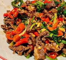 18-Second Stir-Fried Beef