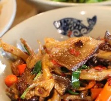 Smoked Bamboo Shoots with Preserved Pork