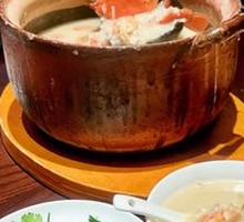 Fresh Shrimp and Scallops Rice Porridge