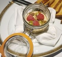 Fresh Foie Gras with Green Apple and Buttered Bread