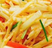 Salted Egg Yolk Potato Shreds