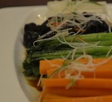 Soy-Glazed养生 Four Treasures Vegetables