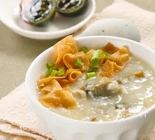Century Egg and Pork Porridge
