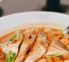 Braised Spanish Mackerel with Taizhou Rice Cake