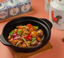 Stir-Fried Ginger Chicken Pot