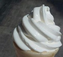 Black Sesame Volcano Waffle Ice Cream