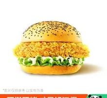 Golden Crispy Chicken Burger