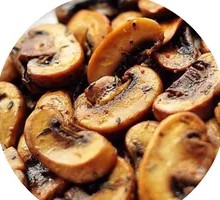 Roasted Button Mushrooms