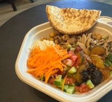 Greek Chicken Spicy Pita Bowl