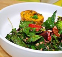 Grilled Vegetable and Job's Tears Salad