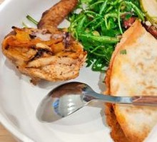 Chicken and Bell Pepper Flatbread