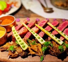 Chef's Secret-Style Wagyu Eye Round with Mountain Bamboo Shoots 200g