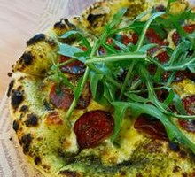 Italian Basil Salami Pizza