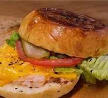 Giant Luxury Shrimp Burger