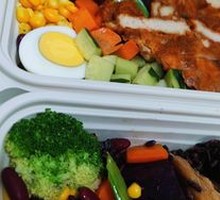 Teriyaki Chicken Leg with Vegetables and Brown Rice