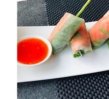 Salmon Spring Rolls