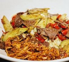 Cucumber Liver Noodles