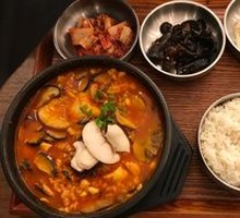 Mushroom Tofu Soup