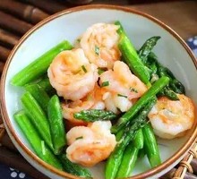 Asparagus with Shrimp