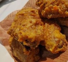 Salted Egg Yolk Baked Chicken Wings