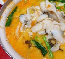 Spicy Black Bass in Bone Soup