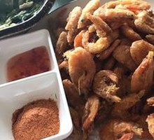 Crispy Fried Small River Shrimp with Yellow Croaker