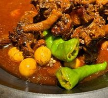 Stewed Chicken in Iron Pot