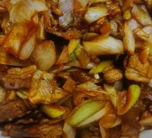 Scallion Stir-Fried Lamb