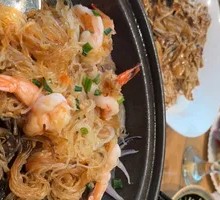 Skillet Vermicelli Baked Shrimp