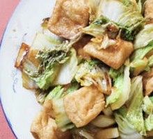 Braised Cabbage with Tofu