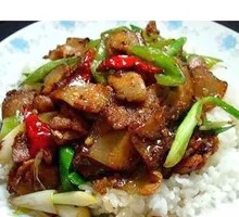 Spicy Pork Stir-fry Rice Bowl
