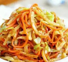 Egg and Sausage Stir-Fried Pancake