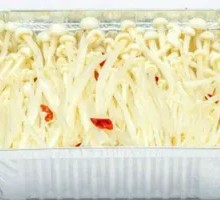 Aluminum-Wrapped Enoki Mushrooms