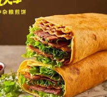 Tomato Beef Lettuce Pancake