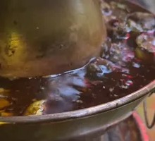 Braised Beef Tendon in Copper Pot