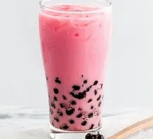 Strawberry Coconut Milk Tea