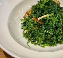Fried Tofu with Mulberry Shoots
