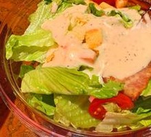 Tomato Cheese Bacon Caesar Bowl