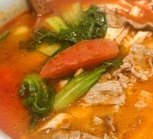 Tomato Sashimi Beef Noodles