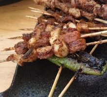 Pork Intestines with Garlic