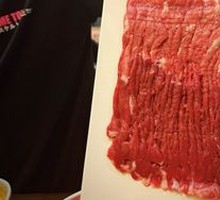 Fresh Sliced Lamb with Big Knife