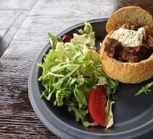 Vegetable Beef Stew with Whole Wheat Bread