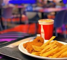 Fried Chicken with Fries