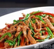 Sautéed Pork with Green Peppers